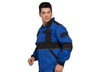 Functional Heavy Duty Mens Warm Work Jackets Safety With Reflective Piping