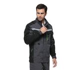 実用的な仕事の安全ジャケット/防水ワークウェアのジャケットはとのつばを立てます