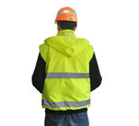 取り外し可能な袖が付いている抵抗力がある高い可視性の仕事のユニフォームの安全ジャケットを汚して下さい