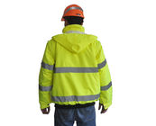 取り外し可能な袖が付いている抵抗力がある高い可視性の仕事のユニフォームの安全ジャケットを汚して下さい