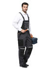 Industrial Heavy Duty Bib Work Pants Hard Wearing With Durable Double Stitching 
