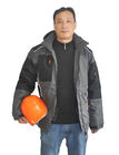 PROWORK 600Dの屋外の冬の仕事のジャケットの耐摩耗性のパッディング100%のポリエステル180のGsm