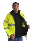 取り外し可能な袖が付いている300Dオックスフォードの安全不足分のこんにちは気力の冬のワークウェアのジャケット